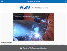 Tablet Screenshot of honmarine.com
